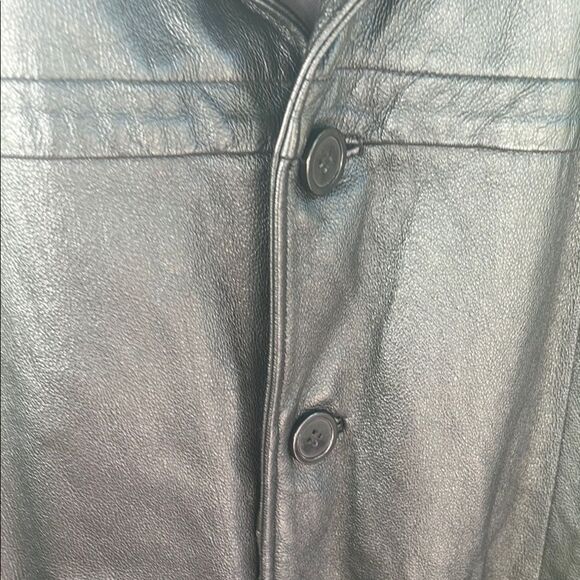 Wilsons Black Leather M Julian  Jacket XL - Picture 3 of 7